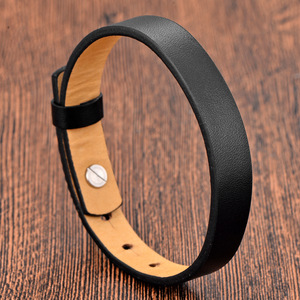 Bán Buôn Cổ Điển Unisex Có Thể Điều Chỉnh <span class=keywords><strong>Cuff</strong></span> Thép Không Gỉ Vòng Đeo Tay Micro Sợi Đồng Bằng Thiết Kế Đồ Trang Sức Quà Tặng - Product Image 1