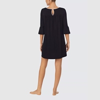 Robe de nuit longue à manches longues pour femme Beefey Classic, super douce, respirante, en lyocell, avec nœud devant, confortable, vêtements de détente, vente flash