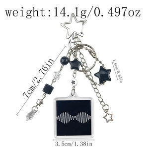 <strong>Arctic</strong> <strong>Monkeys</strong> "I Wanna Be Yours" Album Inspired Keychain Y2k Beads Keychain Bag Aesthetic Jewelry - Product Image 6