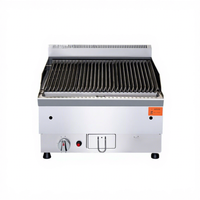 Barbecue au gaz en acier inoxydable de style américain certifié CSA pour cuisines commerciales et hôtels
