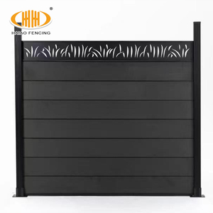 Panneaux de clôture de <span class=keywords><strong>jardin</strong></span> solides bon marché <span class=keywords><strong>Bois</strong></span> Plastique Composite Noir Ensemble complet Panneaux de clôture en <span class=keywords><strong>bois</strong></span> 8X8 avec portail - Product Image 6