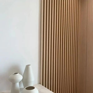 Interior Oak &amp; Walnut Wood Veneered Decorative <strong>Screening</strong> Sound-Absorbing Grills <strong>Panel</strong> - Product Image 5