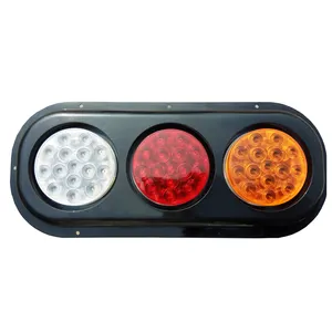 Pezzi di ricambio Per camion 18 pollici tre colori LED combinazione Stop indicatori di direzione luci di coda in vendita Per ordine 18.19 "x 7.95" 2835SMD CN;ZHE