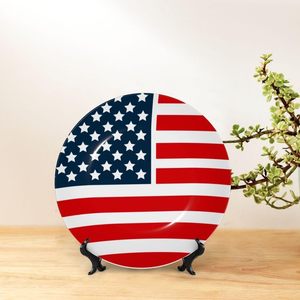 Platos Decorativos de Cerámica Personalizables, Plato con Soporte para Exhibición de Fotos/Imágenes, Regalos Conmemorativos Hechos en China - Product Image 4