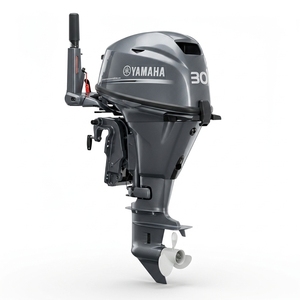 Nouveau moteur hors-bord à essence 4 temps 30 CV pour bateaux de pêche en plein air, vente directe du fabricant, avec réservoir de carburant de 24 L et 2 cylindres - Product Image 1