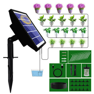 Système d'irrigation goutte-à-goutte automatique solaire avec tuyau de 10 m et minuterie pour l'arrosage des fleurs de jardin - Product Image 2