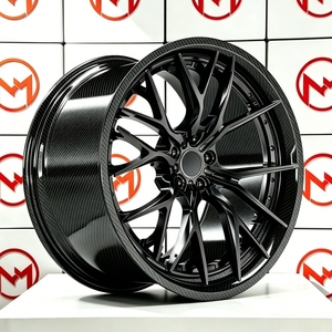 Jantes de voiture pour passagers Maxtera en fibre de carbone forgée sur mesure, style VMP-<span class=keywords><strong>206</strong></span>, pour Porsche 911, BMW, McLaren, Audi G63 AMG, Urus, jantes en alliage - Product Image 1