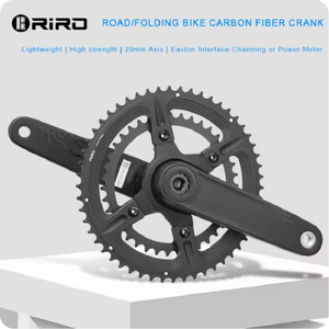 Pédalier de vélo de route à manivelle en Fiber de carbone 165/170/172mm pédalier 29MM 110BCD pour compteur de puissance à Interface <span class=keywords><strong>EASTON</strong></span>/4 boulons - Product Image 2