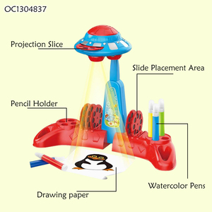 Divertido Juguete Educativo <span class=keywords><strong>de</strong></span> Proyección para Dibujar, Tablero <span class=keywords><strong>de</strong></span> Dibujo con Proyección para Niños - Product Image 4