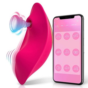Wearable Panty <b>Vibrator</b> Dildo with Remote Control Sucking <b>Vibrating</b> for Women USB Magnetic Charging - Product Image 6