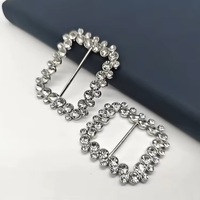 Nouveau Style Boucle De Curseur En Métal Western Strass Boucles De Ceinture Boucles En Métal Pour Cerclage