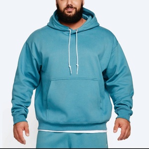 Sweat-shirts à capuche grande taille pour hommes, sweat-shirt à capuche de haute qualité avec impression en relief, streetwear surdimensionné - Product Image 1