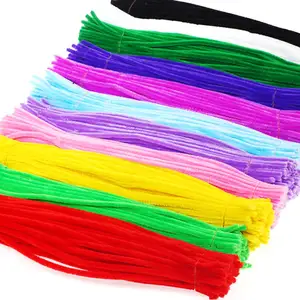 Customizable 6mm pipe cleaner craft Fuzzy Wire for Crafts - fuzzi stick Supplier of Choice for Art and Craft Enthusiasts