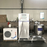Machine de pasteurisation de 50 l et machine de pasteurisation par lots de jus et de lait d'amande à prix avantageux pour une seule production