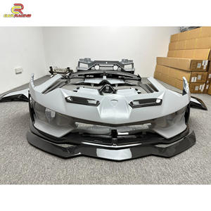 El más nuevo Kit de carrocería de carbono medio seco estilo <span class=keywords><strong>SVJ</strong></span> para Lamborghini LP700 Aventador, Kits de carrocería, parachoques de coche, alerón trasero, puntas de escape - Product Image 4