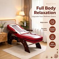 Table de massage thermique infrarouge lointain de style coréen, très vendue, avec rouleaux de jade automatiques pour soulagement des douleurs corporelles complètes