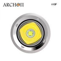 ARCHON V10 Plus Lampe de plongée rechargeable USB-C 1400 lumens, étanche, lampe de plongée sous-marine pour la recherche et le sauvetage, torche EDC