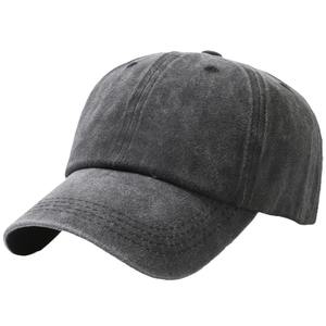 Casquette de baseball vintage personnalisée avec logo, unisexe, effet vieilli, visière incurvée, style Dad Hat, couleur unie, printemps-été, ajustable, pour couple - Product Image 2