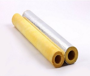 Tubo de Fibra de Vidrio de Lana de Vidrio para Aislamiento de Tuberías de Agua de Refrigeración con Papel de Aluminio - Product Image 4