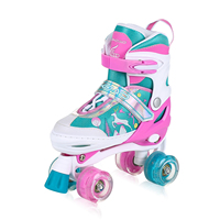 Heiß verkaufte Quad-Skates PU leuchtende Räder in Stock-Rollschuhen