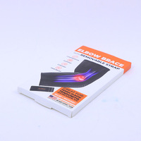 Boîte d'emballage en carton pliable de luxe personnalisée pour genouillères et coudières de sport, vêtements et sous-vêtements