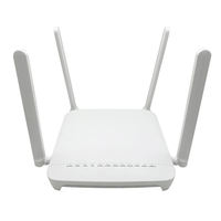 F680L ONU WiFi de Doble Banda XPON ONT 4GE + 1POTS Módem de Fibra Óptica Gigabit GPON/EPON de Modo Dual para Solución FTTH