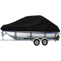 Housse de bateau universelle sur mesure pour bateau à coque en V, remorquable, étanche, anti-poussière, modèle 600D, 60"-90", neuve