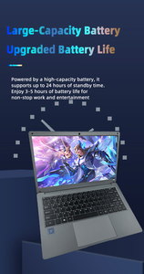 Portátil de 14 Pulgadas Fácil de Transportar para Uso Personal en la Oficina o para el Aprendizaje de Niños, con Intel N3350, 6GB de RAM y 256GB de ROM Opcionales - Product Image 2