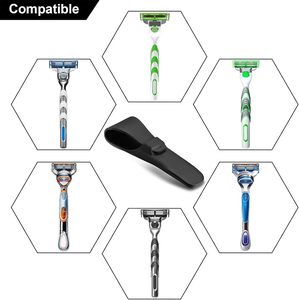 Étui <span class=keywords><strong>de</strong></span> voyage en silicone compatible avec les rasoirs Gillette, Parker, <span class=keywords><strong>Merkur</strong></span> - Product Image 2
