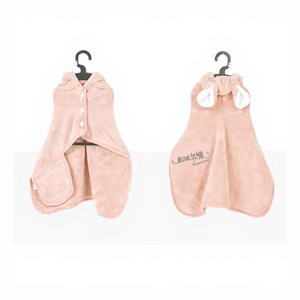 Albornoz OEM para mascotas, ropa para perros <span class=keywords><strong>de</strong></span> secado rápido, toalla, abrigo envolvente para todo el cuerpo para gatos, albornoz <span class=keywords><strong>de</strong></span> <span class=keywords><strong>baño</strong></span> grueso para ropa <span class=keywords><strong>de</strong></span> mascotas - Product Image 6