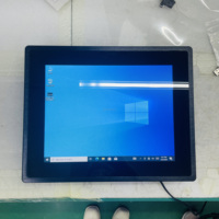 Moniteur industriel tactile capacitif sans ventilateur de 12,1 pouces avec système d'exploitation Win10/Linux, sortie VGA, aluminium IP65, neutre/Bestview/OEM