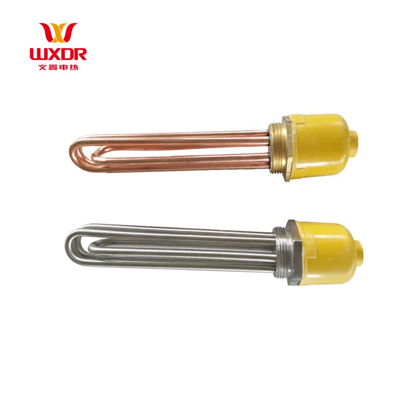 Wenxin 220v 3000w dc industrial electric heating elements water tubular copper immersion heater