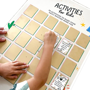 Affiches de cartes postales personnalisées populaires, 100 affiches à <span class=keywords><strong>gratter</strong></span> pour le défi des enfants, affiches à <span class=keywords><strong>gratter</strong></span> pour activités populaires - Product Image 1