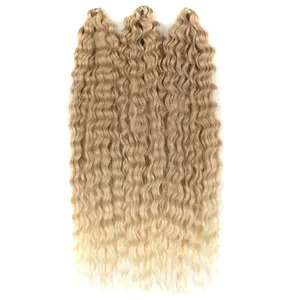 Synthetic Hair Bundles Hair Extension Crochet Braid Extensions Water Wave Synthetic Crotchet Braids Crochet Braiding Hair