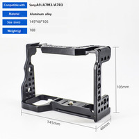 Mini Trípode de Aleación de Aluminio para Cámaras CCTV Pequeñas, Soporte Universal para Cámara, Carcasa Portátil Negra Compatible