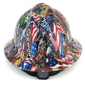 ABS بحافة كاملة البناء والرسومات الهيدروغرافية نقل القبعة الصلبة CE ANSI واقية صناعية للعمال - Product Image 5