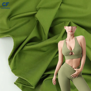 Tela Elástica Lisa de Alta Elasticidad con Sensación Natural, Tejido de Spandex/Nylon para Trajes de Baño, Ropa Deportiva para Yoga al Aire Libre y Leggings - Product Image 1