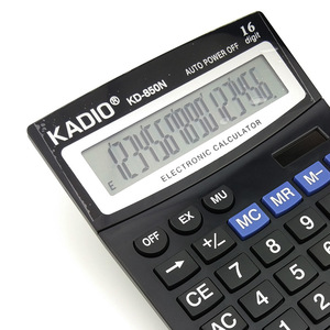 Calculadora Solar KD-850N de 16 Dígitos, Negra, ABS, para Uso Financiero y de Oficina - Product Image 5