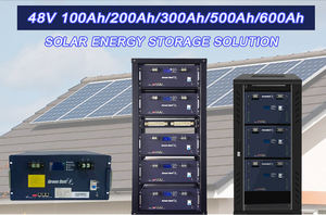 6000 ciclo Rack montaggio 48 V Lifepo4 batteria 100Ah 150Ah 300Ah 400Ah 48 Volt 51.2V 10Kwh 20kwh batteria solare agli ioni di litio - Product Image 4
