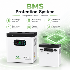 Outdoor Big Size High Capacity 500W 1000W 2000W Lithium Cell Camping <b>Solar</b> <b>Generator</b> Portable Power Station VE-ESS1000-2000HG Hi - Product Image 6
