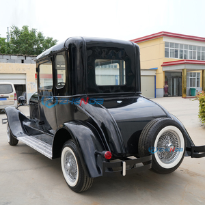 Voiture électrique vintage à succès – Véhicule de tourisme 5 <span class=keywords><strong>places</strong></span>, chariot touristique classique, voiture électrique vintage noire populaire - Product Image 2