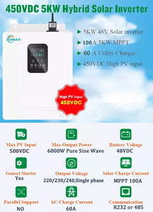 Bộ Biến Tần Gió Và Năng Lượng Mặt Trời 24V 3KW 3KVA Bộ Biến Tần Năng Lượng Mặt Trời Kết Hợp Với Bộ Điều Khiển Sạc MPPT 100A - Product Image 6