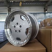 Jantes forgées 3 pièces 5x112 de 17, 18, 19 pouces en alliage à déport profond pour Mercedes Benz Classe E E60 E55 E53 C63 C43 CLA35
