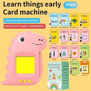 Kids Toddler Talking Flash Cards Talking Flash <strong>Dinosaur</strong> Cards Speech <strong>Therapy</strong> Toys Preschool Learning Educational Toys - Product Image 2