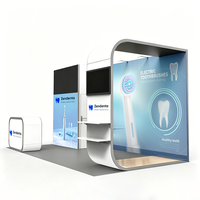 Stand léger et robuste pour salon professionnel 10x10, stand d'exposition en aluminium extrudé pour salons, foires et conventions