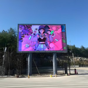 Pantalla LED 3D para Exteriores, Visible a Simple Vista, P8 P10, a Todo Color, Alto Brillo 8000nit, IP66 Impermeable, Pantalla Publicitaria - Product Image 1