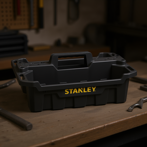 Bac à outils Stanley 12 pouces en plastique, organiseur de rangement pour atelier et garage - Product Image 3