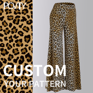 POVTY <span class=keywords><strong>Pantaloni</strong></span> Casual da <span class=keywords><strong>Donna</strong></span> Personalizzati, Comodi, Elasticizzati, Gamba Larga Dritta, Vita Alta per Yoga, con Tasche Laterali, <span class=keywords><strong>Taglie</strong></span> Forti - Product Image 3