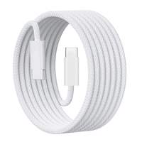 Cable USB-C Tipo C con Trenzado de Nailon PD 20W 60W 120W, Cable de Carga Rápida Compatible con iPhone 17 16 15 Pro Max iPad MacBook