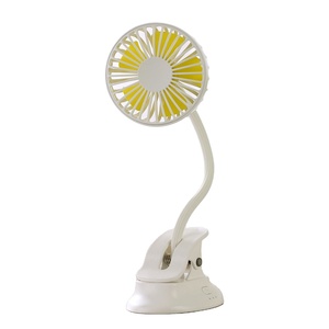 Ventilateurs miniatures portables USB rechargeables 1200 mAh universels à clip pour poussette, voiture, maison, extérieur, 3 vitesses, pliables, vente en gros 2024 - Product Image 2